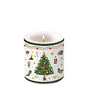 Christmas Evergreen, candle